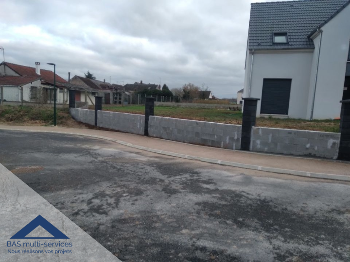 Mur de soutènement – Jardin